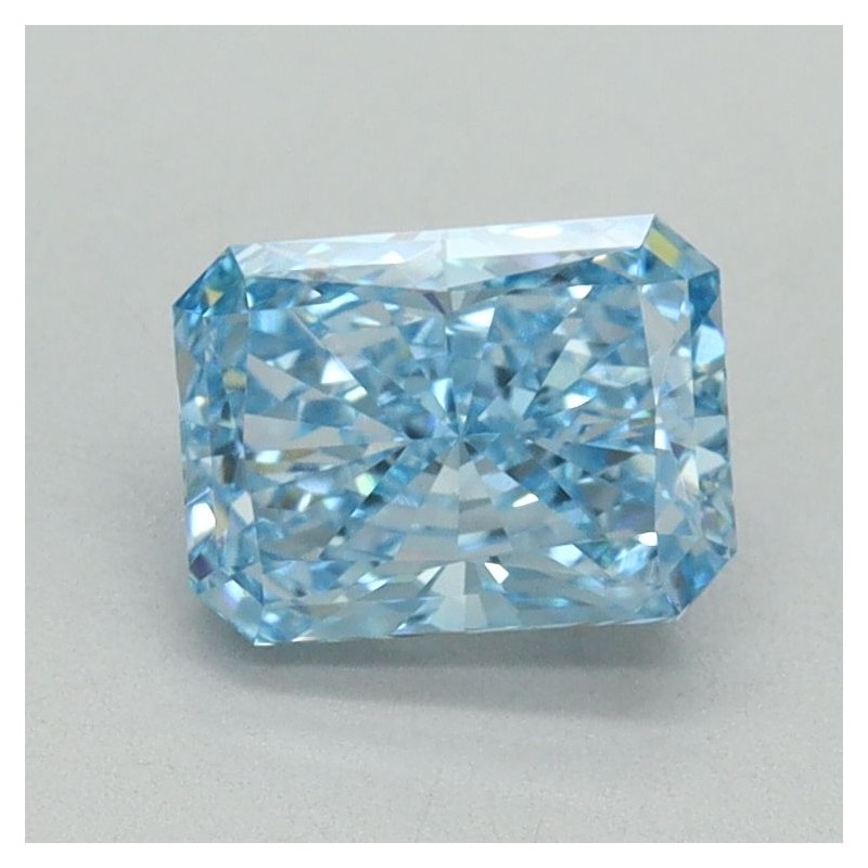 Diament laboratoryjny o barwie fantazyjnej radiant, 1.07ct, VVS2, Fancy Intense Blue, IGI LG636401565