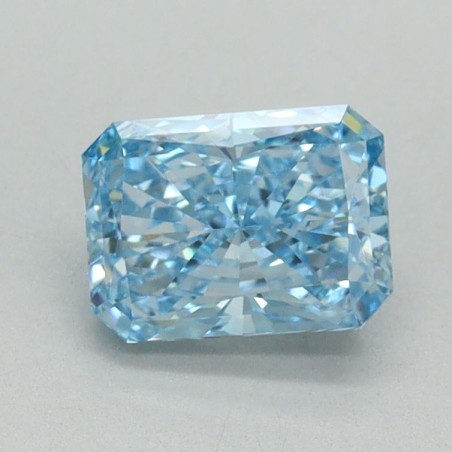 Diament laboratoryjny o barwie fantazyjnej radiant, 1.07ct, VVS2, Fancy Intense Blue, IGI LG636401565