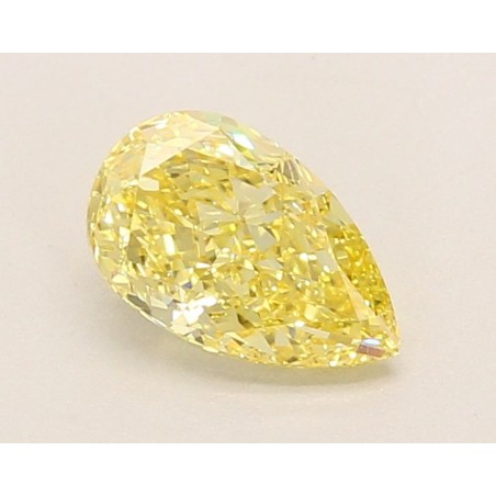 Diament laboratoryjny o barwie fantazyjnej szlif gruszkowy, 1.03ct, VVS2, Fancy Intense Yellow, IGI LG739510116