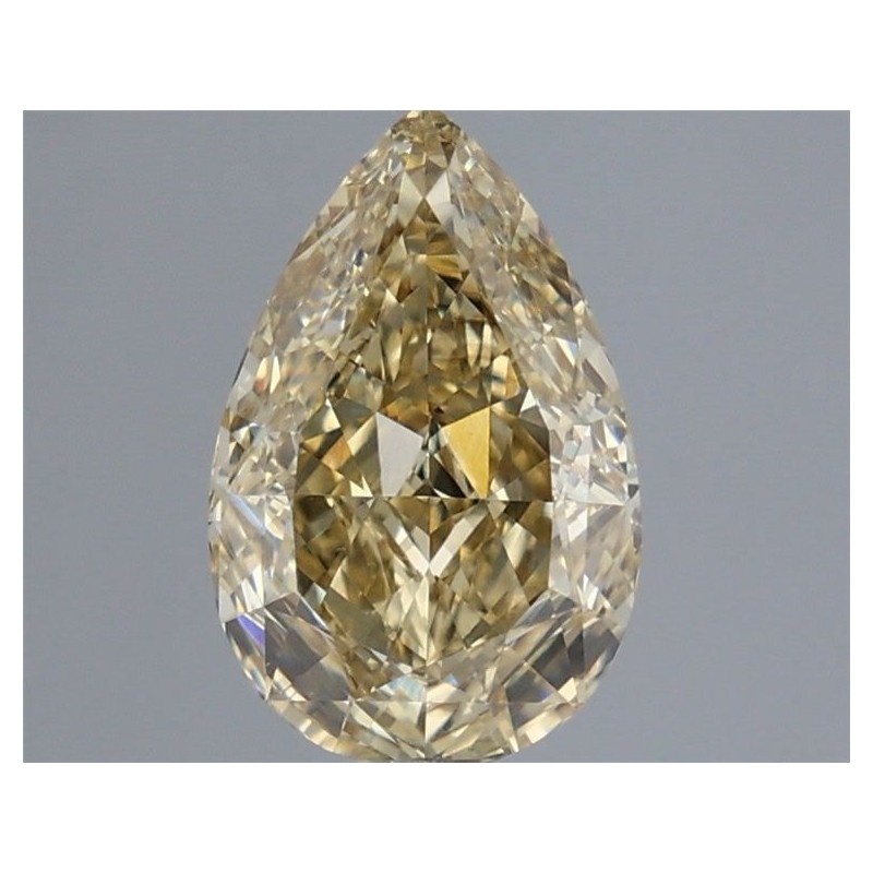 Diament laboratoryjny o barwie fantazyjnej szlif gruszkowy, 2.06ct, VVS2, Fancy Yellow, IGI LG739565310