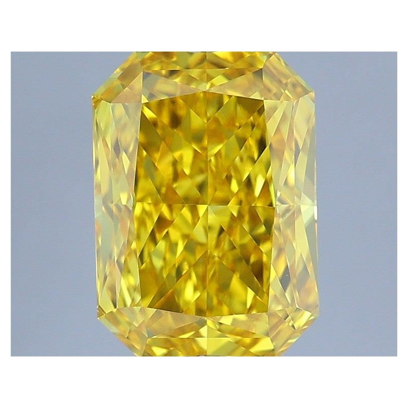 Diament laboratoryjny o barwie fantazyjnej radiant, 1.51ct, VVS1, Fancy Vivid Yellow, IGI LG717560283
