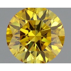 Diament laboratoryjny o barwie fantazyjnej szlif okrągły, 0.96ct, VVS2, Fancy Vivid Yellow, IGI LG719503929