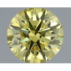 Diament laboratoryjny o barwie fantazyjnej szlif okrągły, 0.65ct, VVS2, Fancy Vivid Yellow, IGI LG719503937