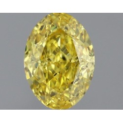 Diament laboratoryjny o barwie fantazyjnej szlif owalny, 1.15ct, VVS2, Fancy Vivid Yellow, IGI LG717560276