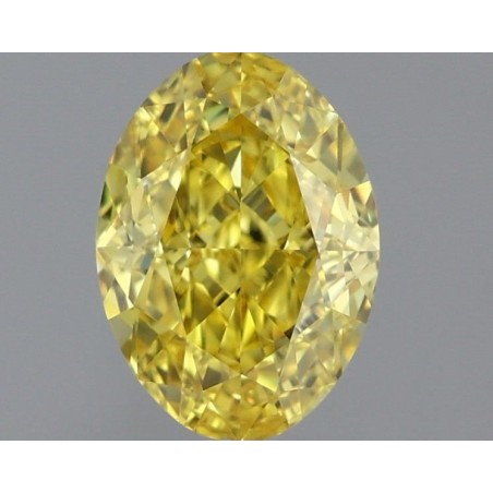 Diament laboratoryjny o barwie fantazyjnej szlif owalny, 1.15ct, VVS2, Fancy Vivid Yellow, IGI LG717560276