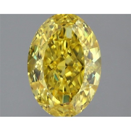 Diament laboratoryjny o barwie fantazyjnej szlif owalny, 1.92ct, VVS2, Fancy Vivid Yellow, IGI LG717560274