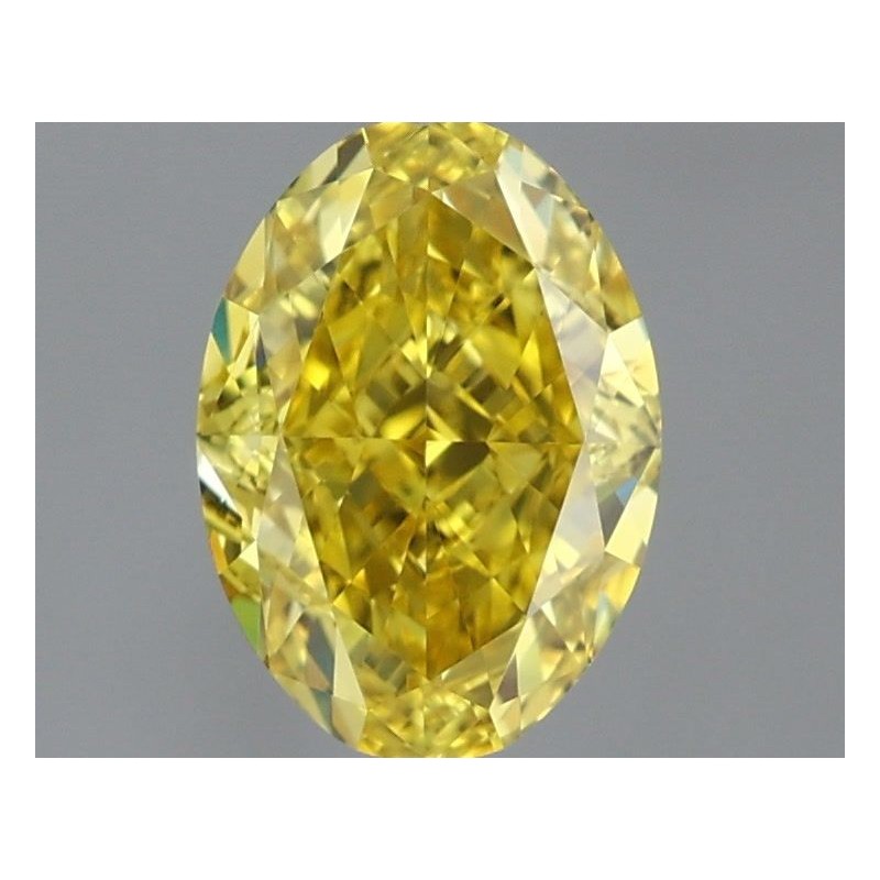 Diament laboratoryjny o barwie fantazyjnej szlif owalny, 1.05ct, VVS2, Fancy Vivid Yellow, IGI LG717560279