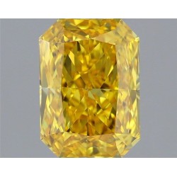 Diament laboratoryjny o barwie fantazyjnej radiant, 1.58ct, VVS1, Fancy Vivid Yellow, IGI LG717599822