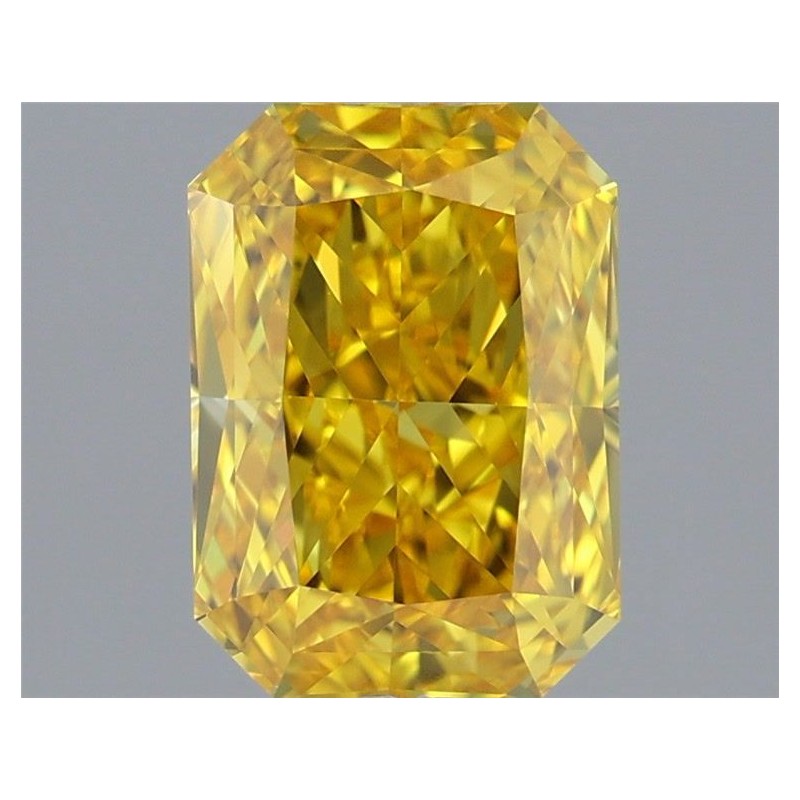 Diament laboratoryjny o barwie fantazyjnej radiant, 1.58ct, VVS1, Fancy Vivid Yellow, IGI LG717599822