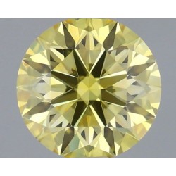 Diament laboratoryjny o barwie fantazyjnej szlif okrągły, 0.61ct, VVS1, Fancy Intense Yellow, IGI LG732518010