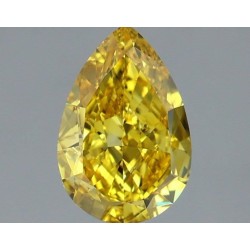 Diament laboratoryjny o barwie fantazyjnej szlif gruszkowy, 1.67ct, VVS2, Fancy Vivid Yellow, IGI LG722505216