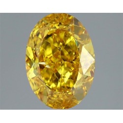 Diament laboratoryjny o barwie fantazyjnej szlif owalny, 2.02ct, VVS1, Fancy Vivid Yellow, IGI LG717599825