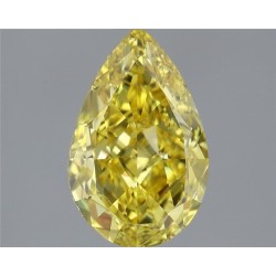 Diament laboratoryjny o barwie fantazyjnej szlif gruszkowy, 1.89ct, VVS1, Fancy Vivid Yellow, IGI LG717599817