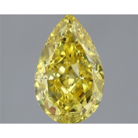 Diament laboratoryjny o barwie fantazyjnej szlif gruszkowy, 1.89ct, VVS1, Fancy Vivid Yellow, IGI LG717599817