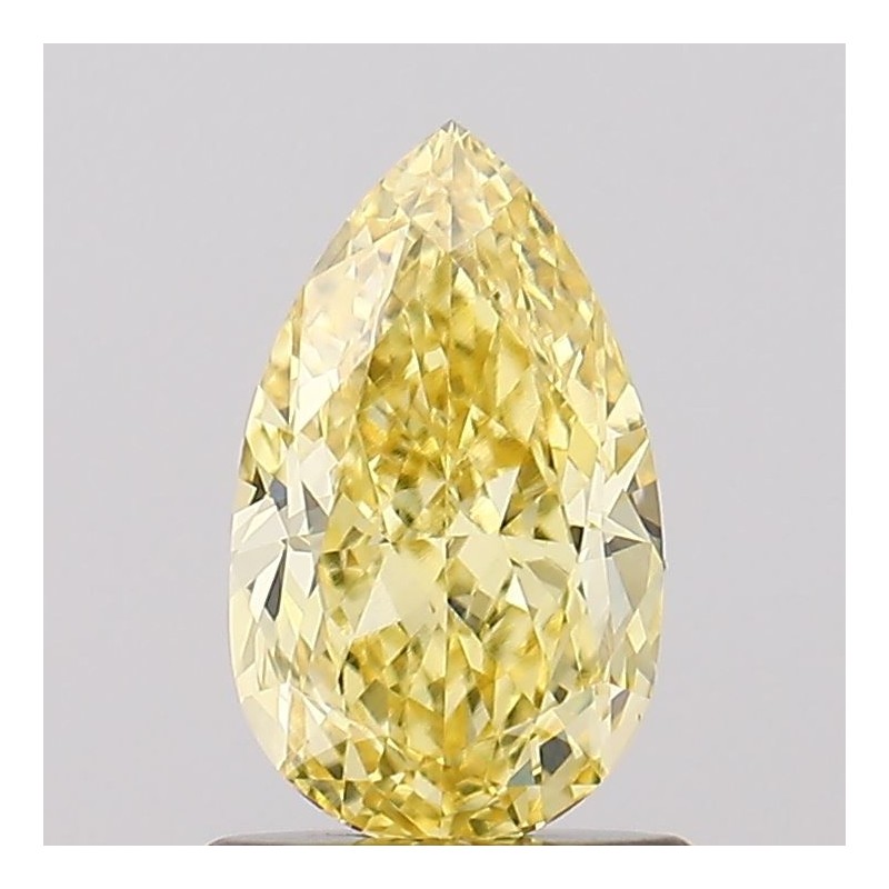 Diament laboratoryjny o barwie fantazyjnej szlif gruszkowy, 1.09ct, VVS2, Fancy Intense Yellow, IGI LG735552960