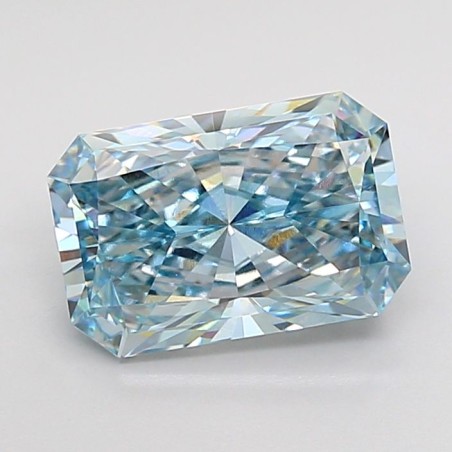 Diament laboratoryjny o barwie fantazyjnej radiant, 2.05ct, VVS2, Fancy Intense Green Blue, IGI LG732542709