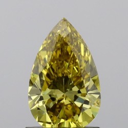 Diament laboratoryjny o barwie fantazyjnej szlif gruszkowy, 1.09ct, VVS2, Fancy Vivid Yellow, IGI LG643428808