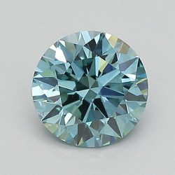 Diament laboratoryjny o barwie fantazyjnej szlif okrągły, 0.86ct, VVS2, Fancy Vivid Green, IGI LG607315710