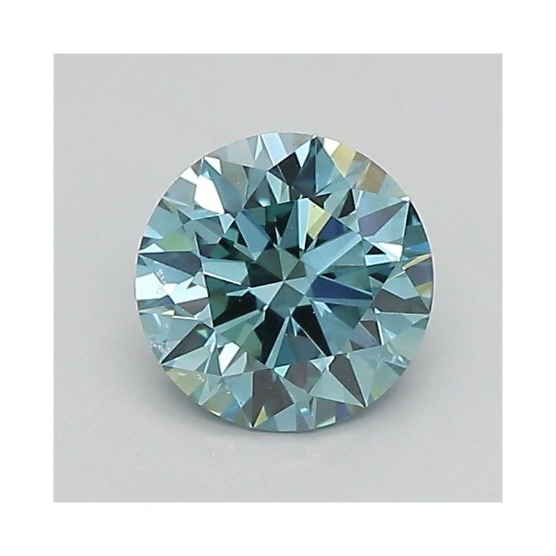 Diament laboratoryjny o barwie fantazyjnej szlif okrągły, 0.86ct, VVS2, Fancy Vivid Green, IGI LG607315710