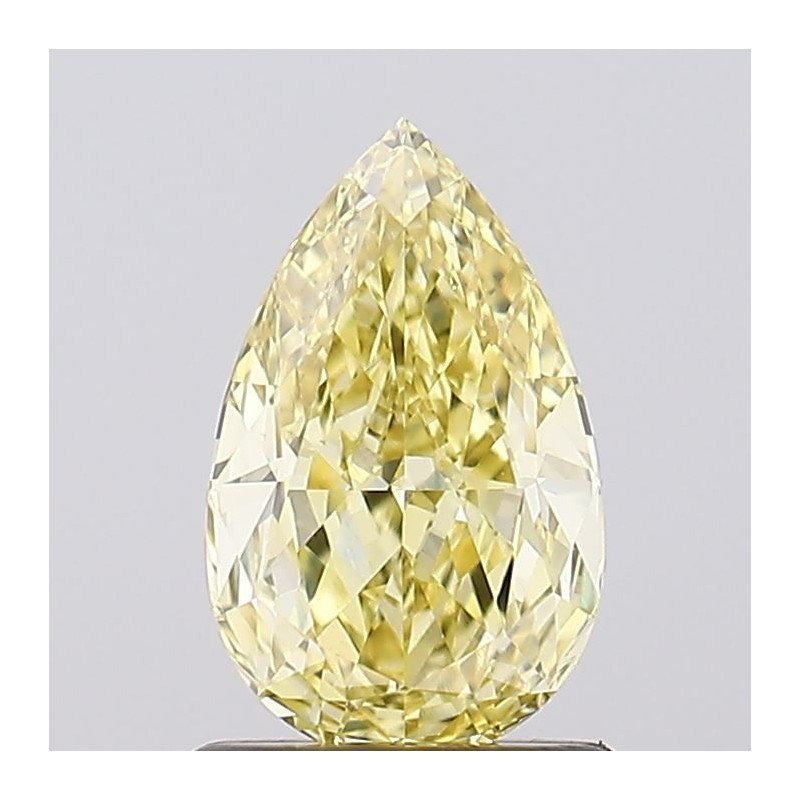 Diament laboratoryjny o barwie fantazyjnej szlif gruszkowy, 1.06ct, VVS2, Fancy Intense Yellow, IGI LG736501285