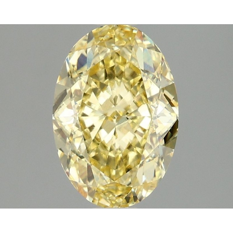 Diament laboratoryjny o barwie fantazyjnej szlif owalny, 2.1ct, VVS2, Fancy Intense Yellow, IGI LG675578351