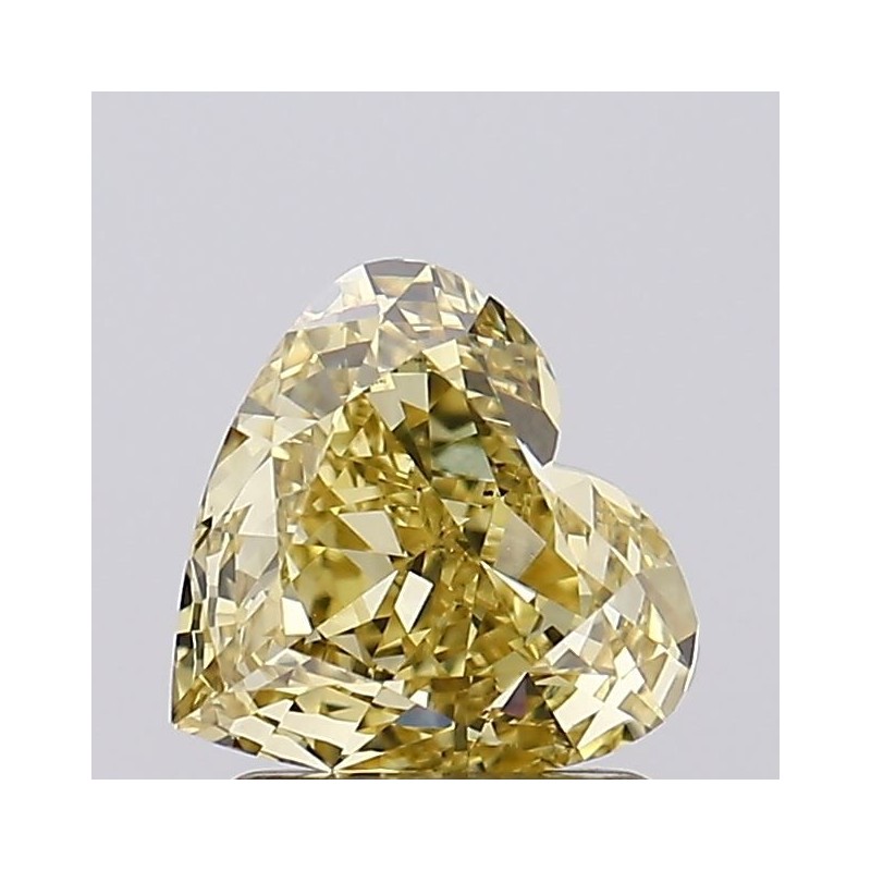 Diament laboratoryjny o barwie fantazyjnej serce, 1.22ct, VVS2, Fancy Intense Yellow, IGI LG635408441