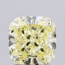 Diament laboratoryjny o barwie fantazyjnej szlif poduszkowy brylantowy, 2.21ct, VVS2, Fancy Intense Yellow, IGI LG636422417
