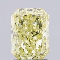 Diament laboratoryjny o barwie fantazyjnej radiant, 1.22ct, VVS2, Fancy Yellow, IGI LG636401593