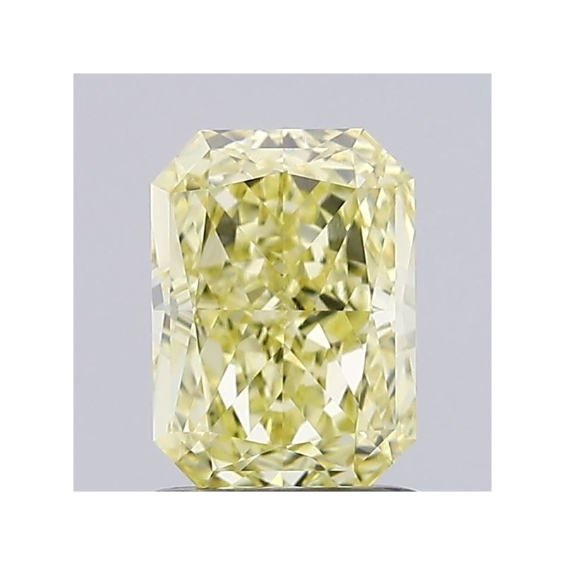 Diament laboratoryjny o barwie fantazyjnej radiant, 1.22ct, VVS2, Fancy Yellow, IGI LG636401593