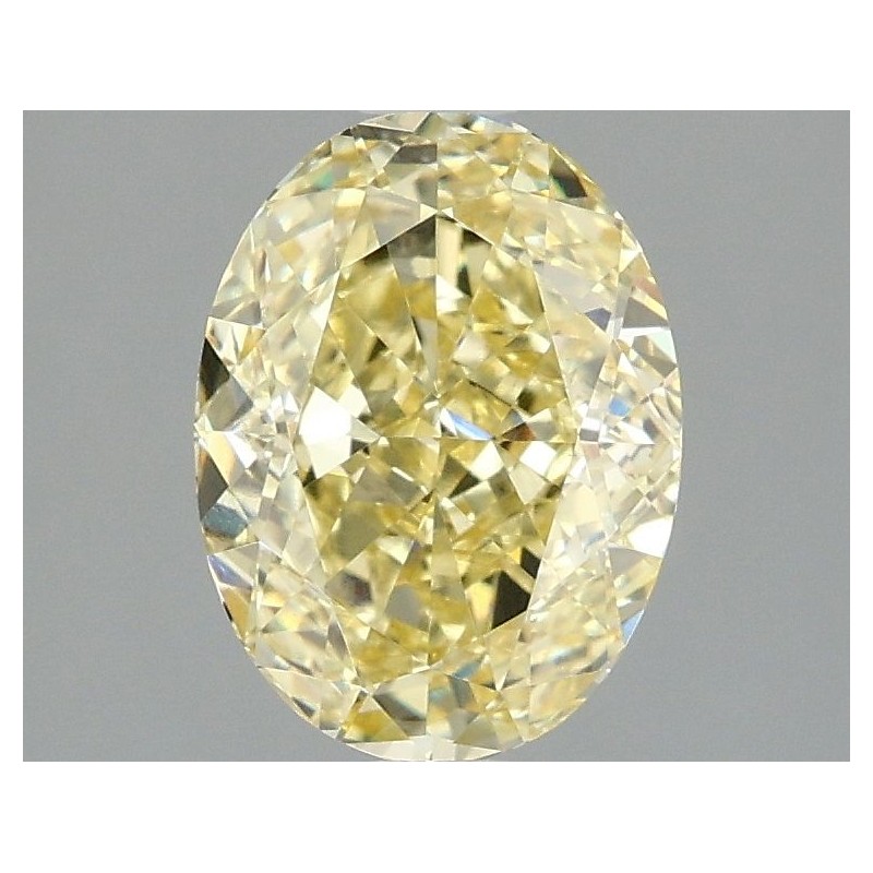 Diament laboratoryjny o barwie fantazyjnej szlif owalny, 2.01ct, VVS2, Fancy Intense Yellow, IGI LG675578415