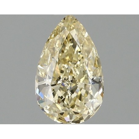 Diament laboratoryjny o barwie fantazyjnej szlif gruszkowy, 1.1ct, VVS2, Fancy Vivid Yellow, IGI LG692503851