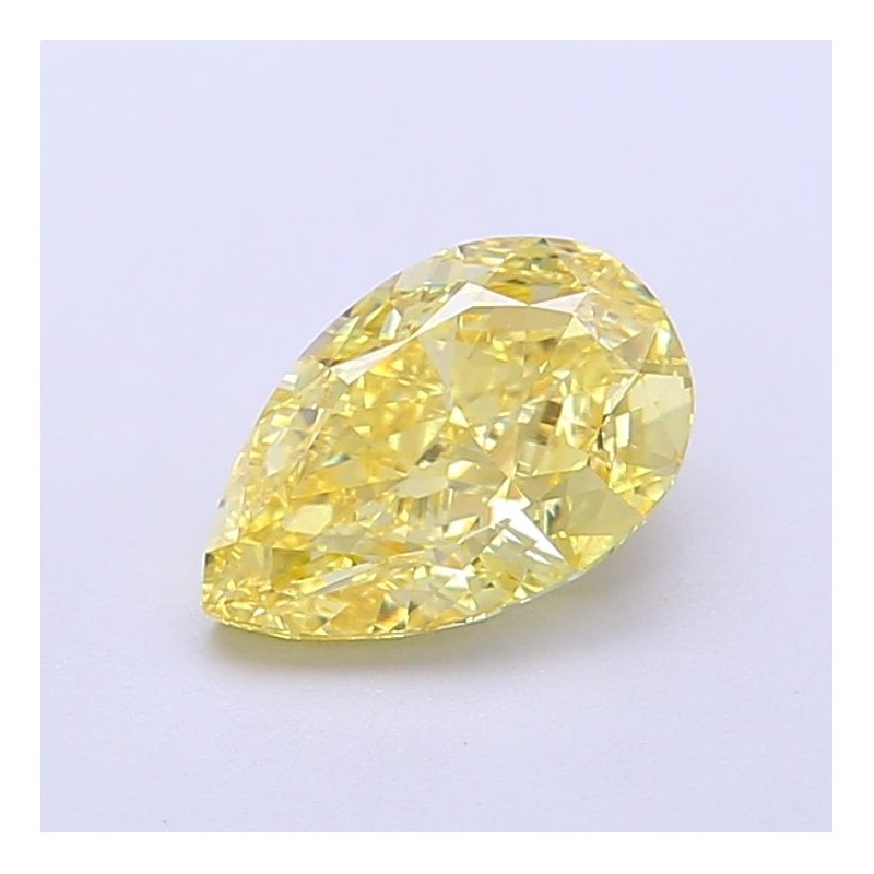 Diament laboratoryjny o barwie fantazyjnej szlif gruszkowy, 1.3ct, VVS2, Fancy Intense Yellow, IGI LG700517221