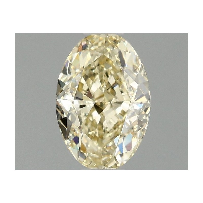 Diament laboratoryjny o barwie fantazyjnej szlif owalny, 1.05ct, VVS2, Fancy Yellow, IGI LG674532107