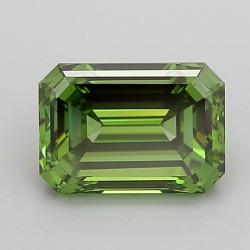 Diament laboratoryjny o barwie fantazyjnej szlif szmaragdowy, 1.83ct, VVS2, Fancy Vivid Green, IGI LG717598790