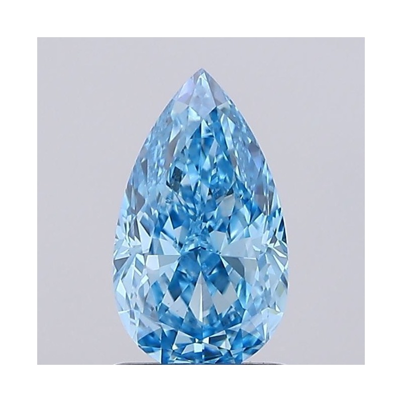 Diament laboratoryjny o barwie fantazyjnej szlif gruszkowy, 1.5ct, VVS2, Fancy Vivid Blue, IGI LG737570507