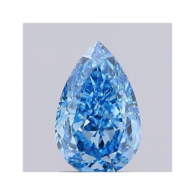 Diament laboratoryjny o barwie fantazyjnej szlif gruszkowy, 1.21ct, VVS2, Fancy Vivid Blue, IGI LG736506696