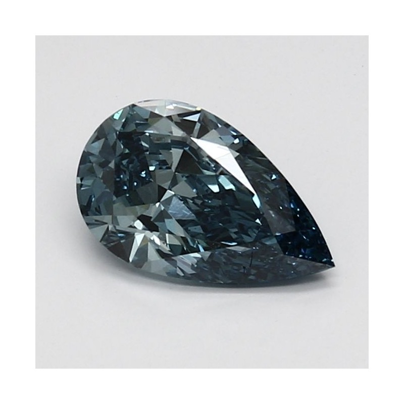 Diament laboratoryjny o barwie fantazyjnej szlif gruszkowy, 1.22ct, VVS2, Fancy Vivid Blue, IGI LG610336269