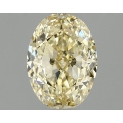 Diament laboratoryjny o barwie fantazyjnej szlif owalny, 1.1ct, VVS2, Fancy Intense Yellow, IGI LG675578403