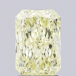 Diament laboratoryjny o barwie fantazyjnej radiant, 1.86ct, VVS2, Fancy Vivid Yellow, IGI LG639428422