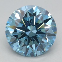 Diament laboratoryjny o barwie fantazyjnej szlif okrągły, 2.05ct, VVS2, Fancy Vivid Blue, IGI LG715571379