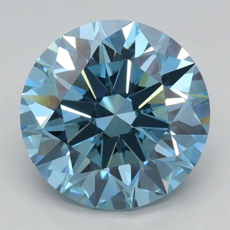 Diament laboratoryjny o barwie fantazyjnej szlif okrągły, 2.05ct, VVS2, Fancy Vivid Blue, IGI LG715571379