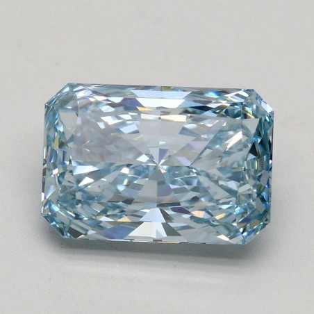 Diament laboratoryjny o barwie fantazyjnej radiant, 1.76ct, VVS2, Fancy Intense Blue, IGI LG536297305