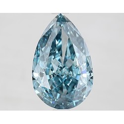 Diament laboratoryjny o barwie fantazyjnej szlif gruszkowy, 2.77ct, VVS2, Fancy Vivid Blue, IGI LG674505703