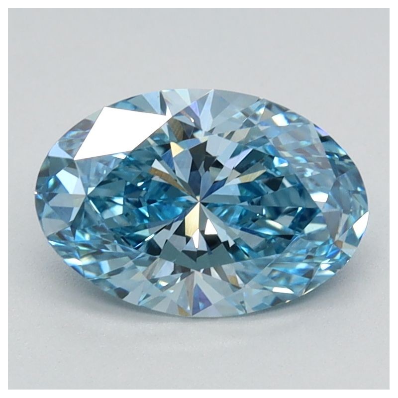 Diament laboratoryjny o barwie fantazyjnej szlif owalny, 1.09ct, VVS2, Fancy Vivid Blue, IGI LG621467062