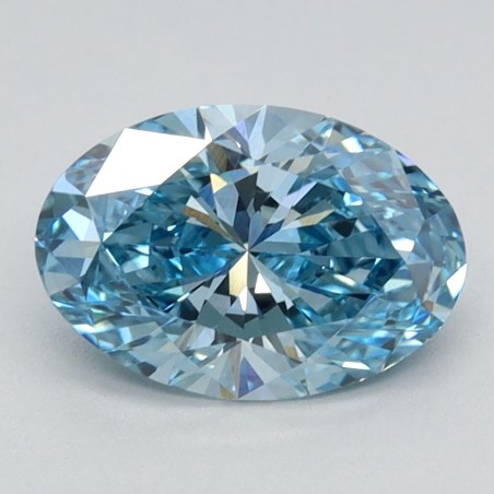 Diament laboratoryjny o barwie fantazyjnej szlif owalny, 1.09ct, VVS2, Fancy Vivid Blue, IGI LG621467062
