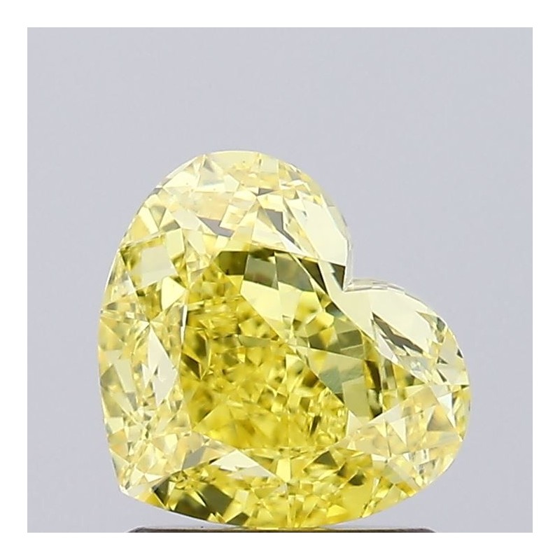 Diament laboratoryjny o barwie fantazyjnej serce, 1.52ct, VVS2, Fancy Vivid Yellow, IGI LG631440426