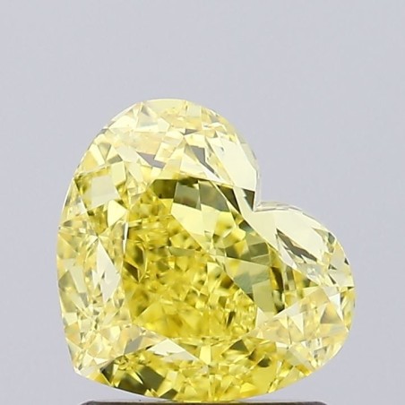 Diament laboratoryjny o barwie fantazyjnej serce, 1.52ct, VVS2, Fancy Vivid Yellow, IGI LG631440426