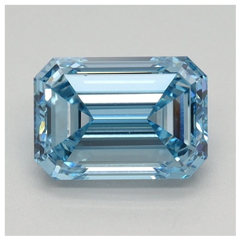 Diament laboratoryjny o barwie fantazyjnej szlif szmaragdowy, 1.15ct, VVS2, Fancy Intense Blue, IGI LG613350761