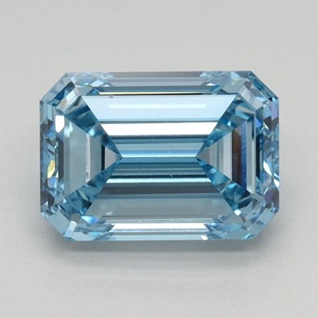 Diament laboratoryjny o barwie fantazyjnej szlif szmaragdowy, 1.15ct, VVS2, Fancy Intense Blue, IGI LG613350761