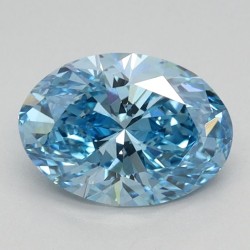 Diament laboratoryjny o barwie fantazyjnej szlif owalny, 1.06ct, VVS2, Fancy Vivid Blue, IGI LG613350766